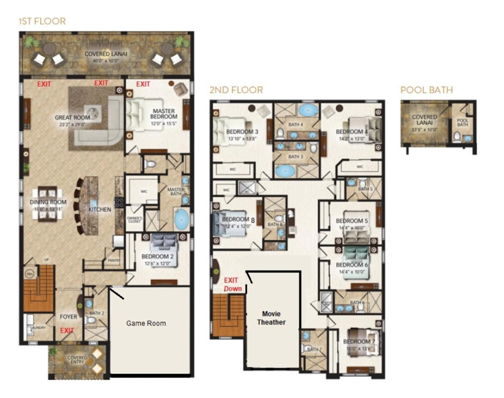 Epic Family Fun! Games & Theme Room, Pool - Encore Resort, Near Orlando