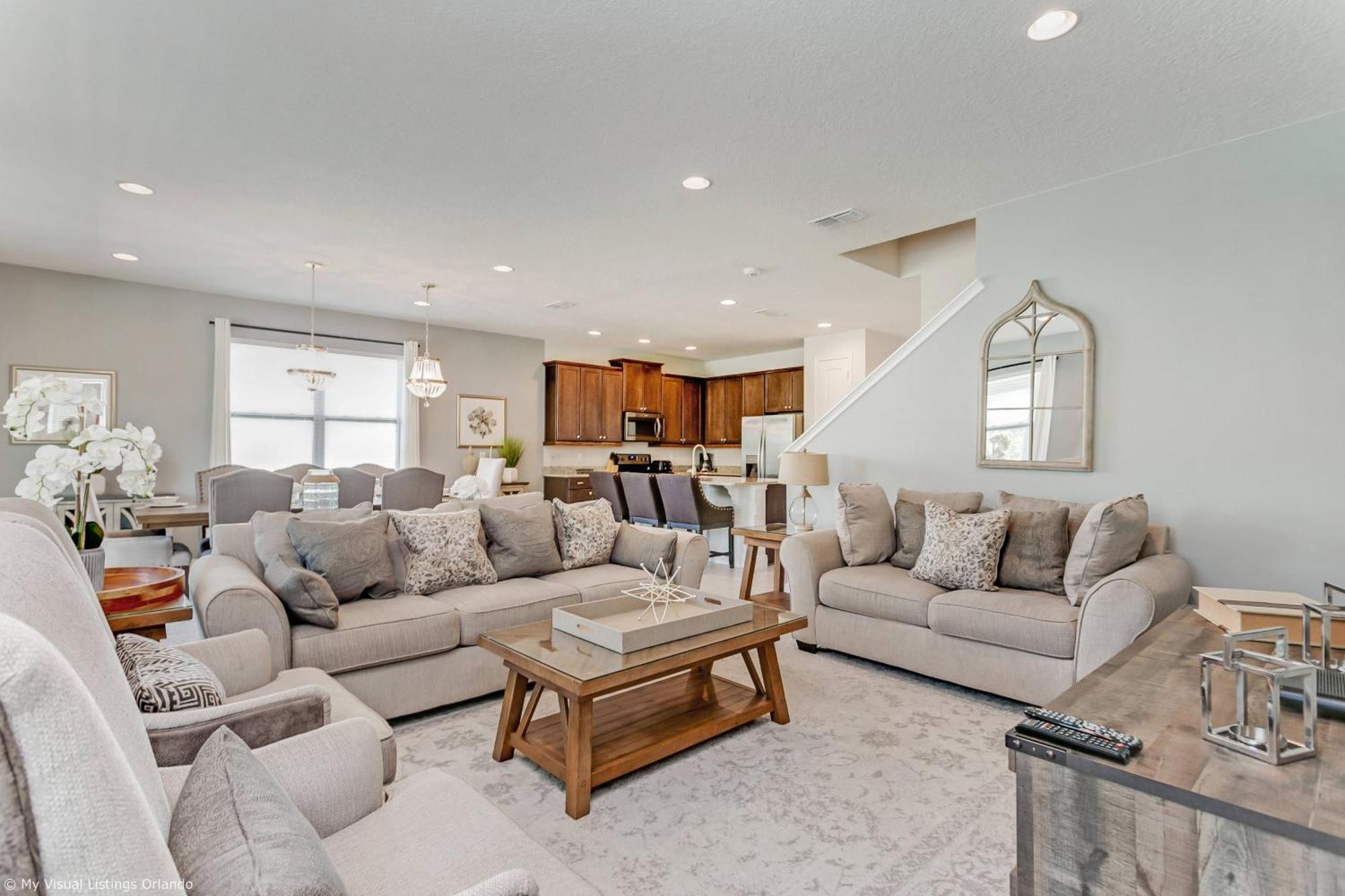 8 Bedroom Vacation With Pool 2114 Orlando