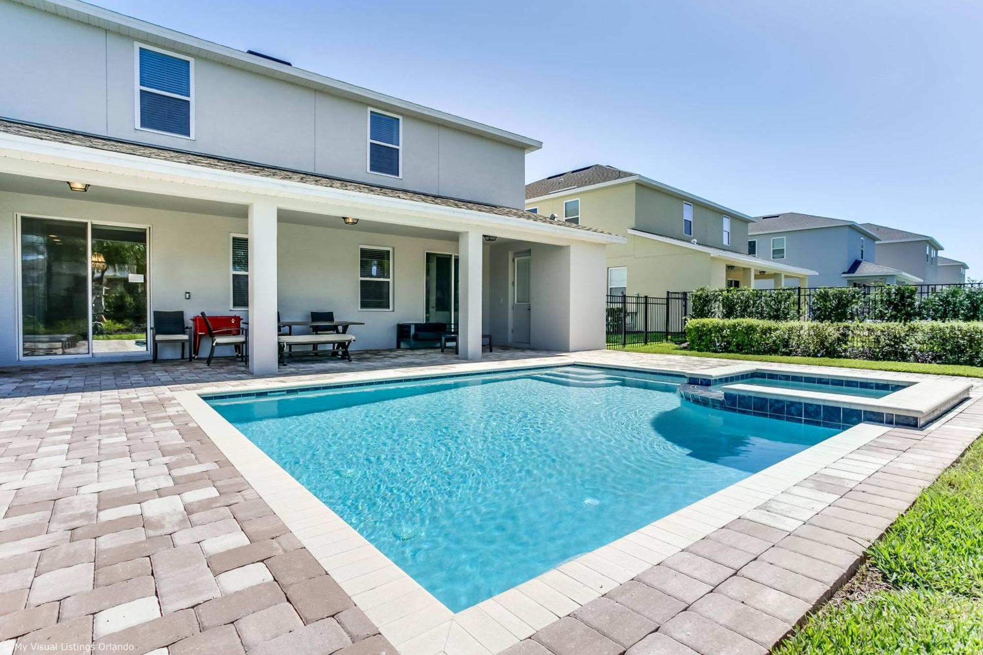 8 Bedroom Vacation With Pool 2114 Orlando