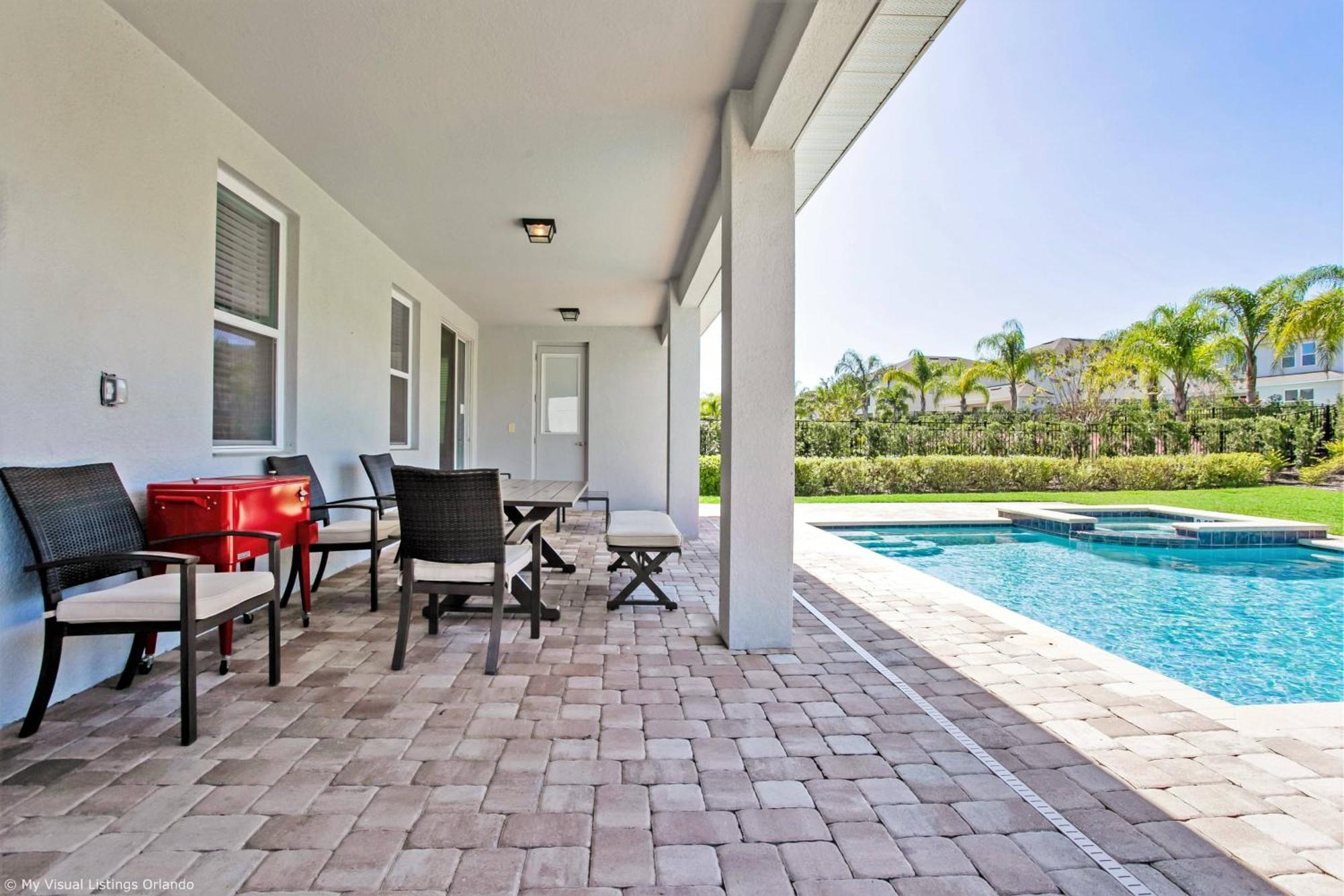 8 Bedroom Vacation With Pool 2114 * Orlando