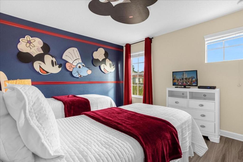 5 Bedrooms- 5 Bathrooms- Paradise Palms 2954 Bp * Orlando