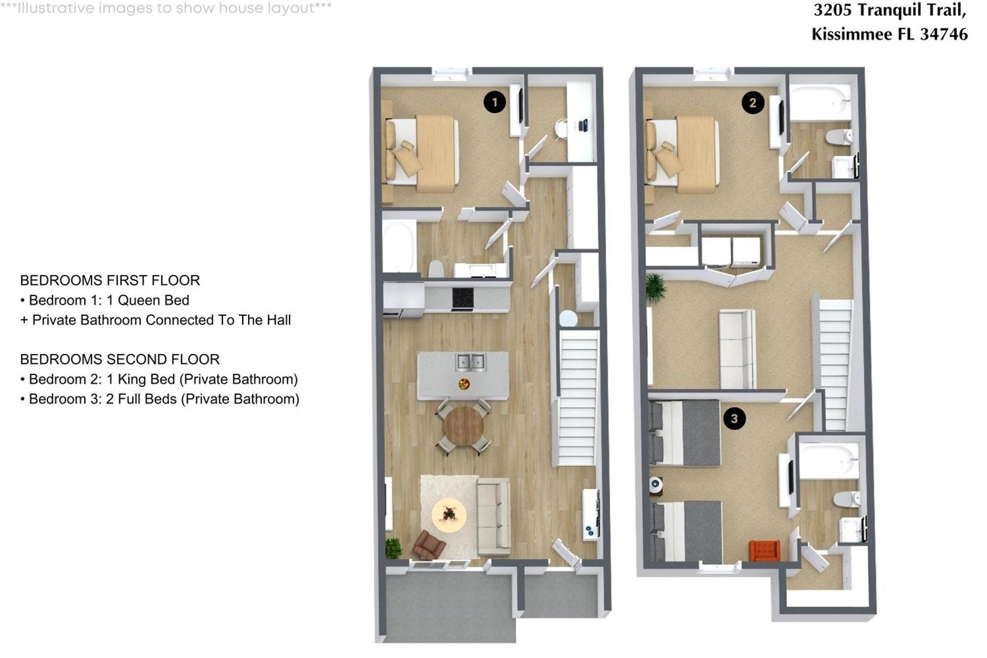 Holiday home 3 Bedrooms- 3 Bathrooms- The Hub 3205 Tt