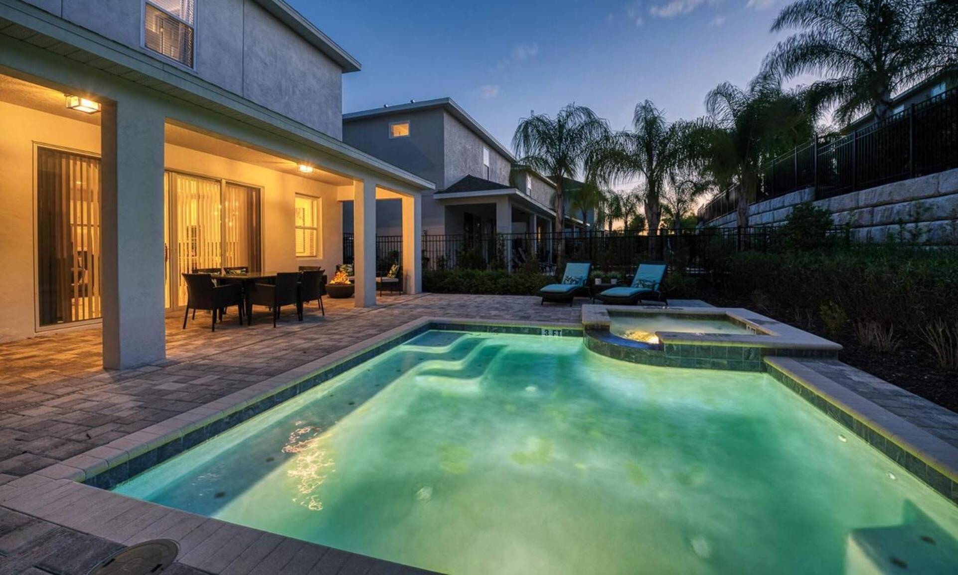 Villa Luxury Private With Large Pool On Encore At Reunion 4433