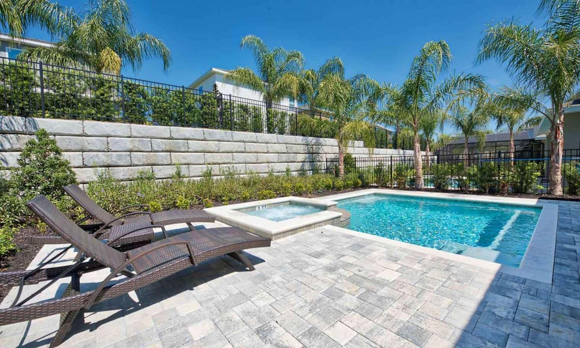 Luxury Private With Large Pool On Encore At Reunion 4433 Villa Orlando