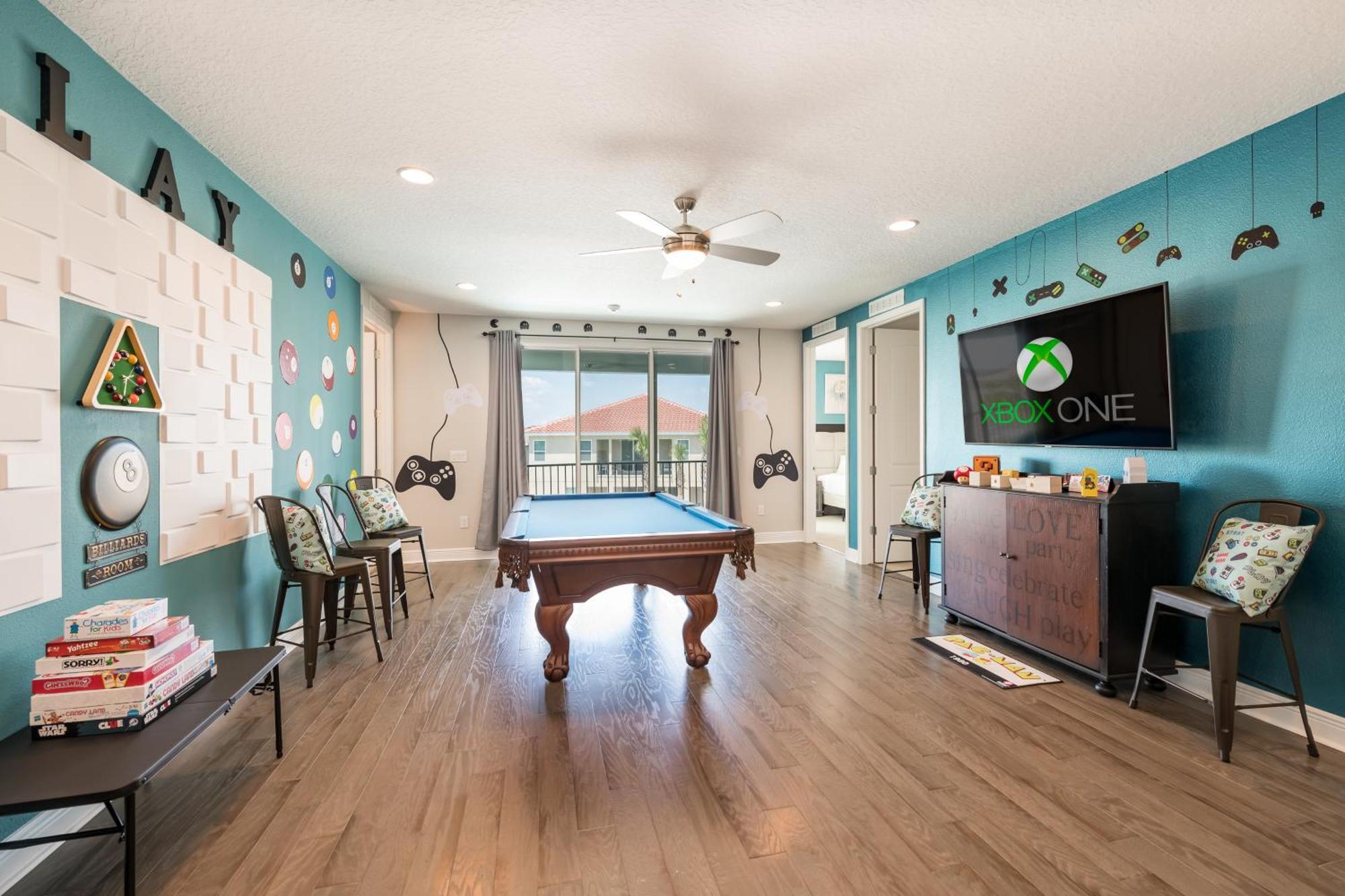 Vibrant With Theater & Pool Table Near By Rentyl - 7713g Holiday home Orlando