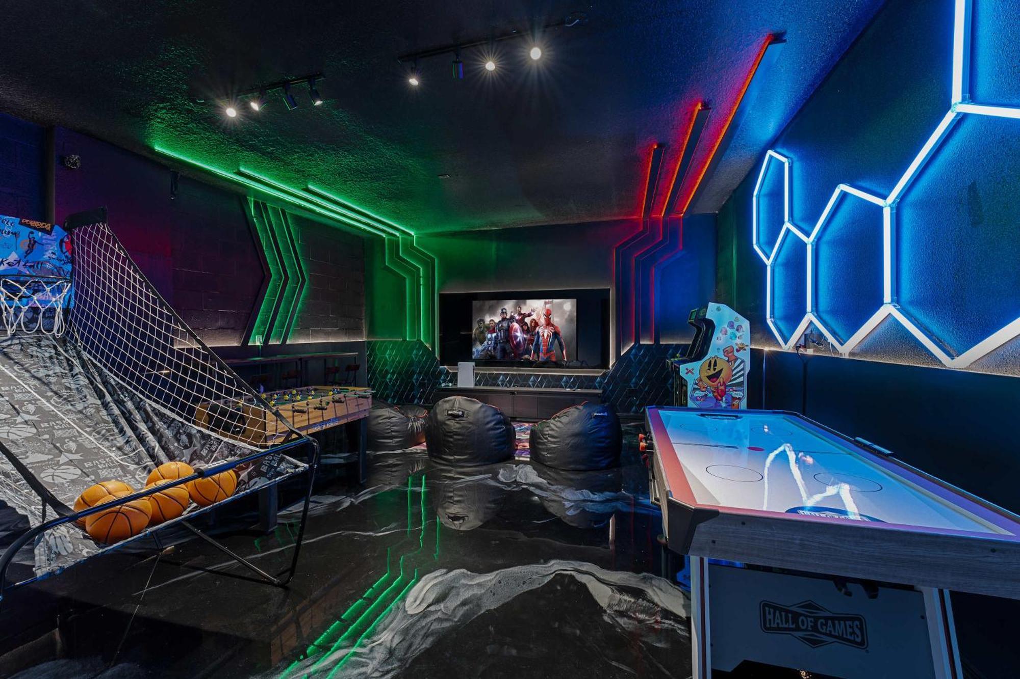 Super Homey- 8bdr - Ps5 Arcades Poker Loft *