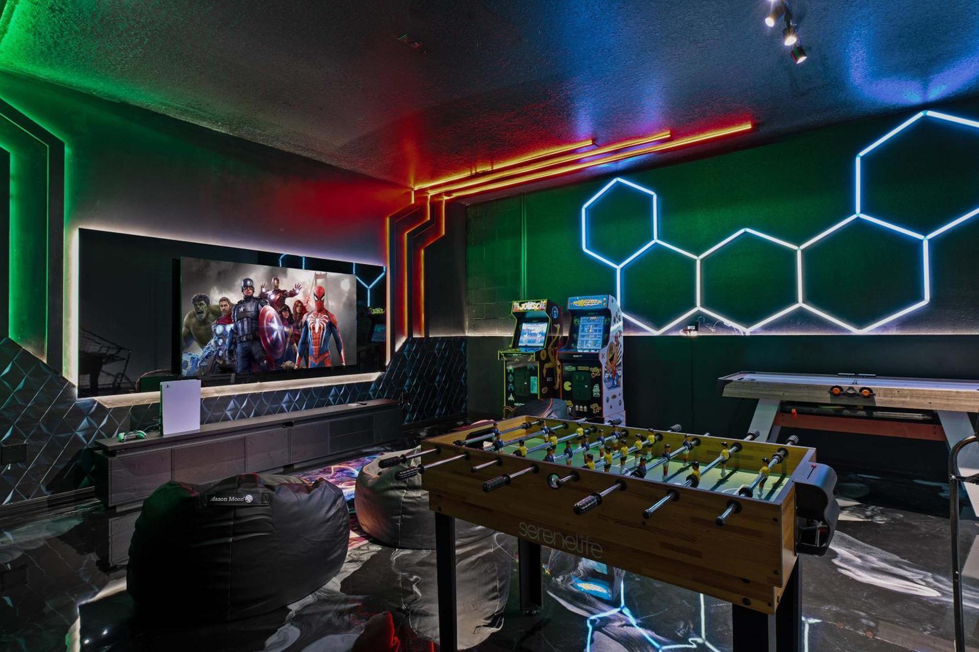 Holiday home Super Homey- 8bdr - Ps5 Arcades Poker Loft Orlando