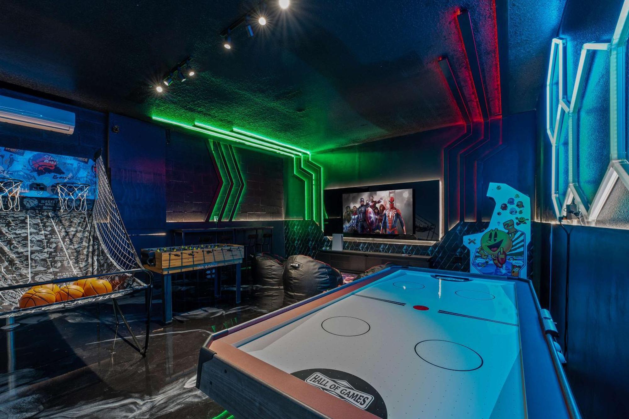 Super Homey- 8bdr - Ps5 Arcades Poker Loft
