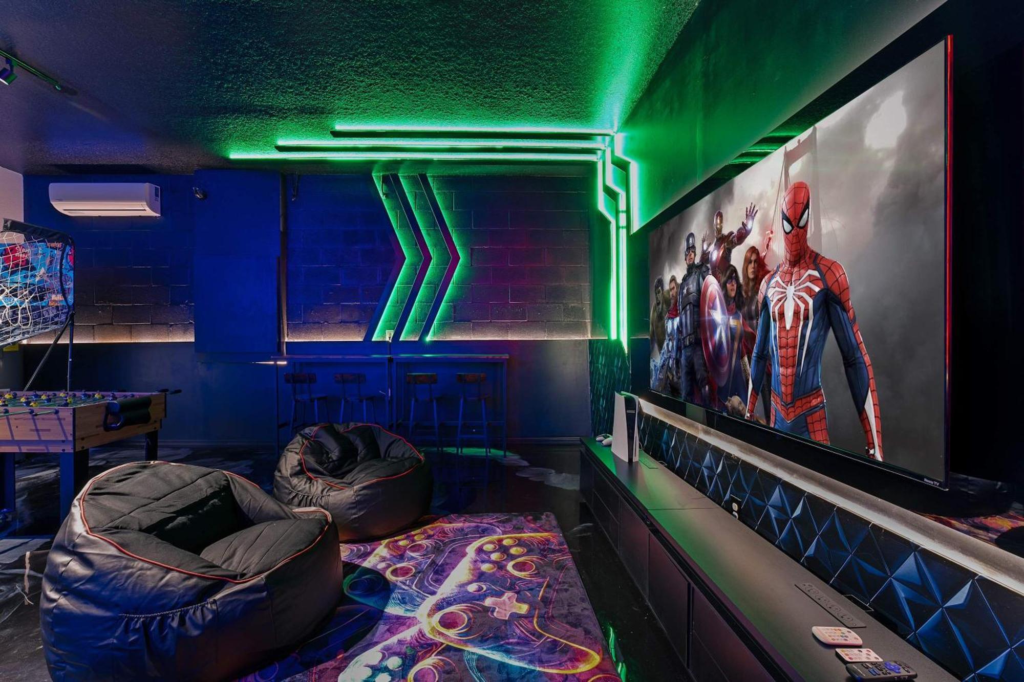 Super Homey- 8bdr - Ps5 Arcades Poker Loft Orlando
