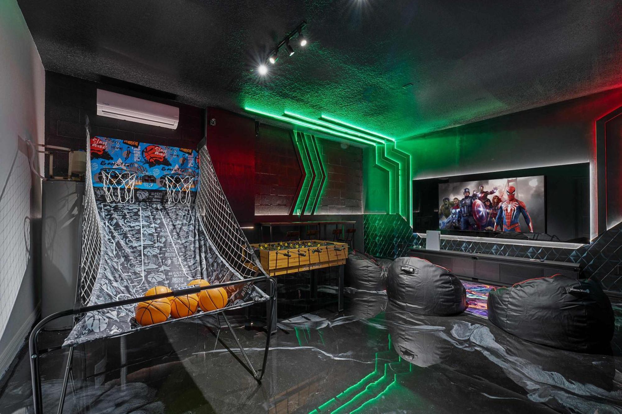 Super Homey- 8bdr - Ps5 Arcades Poker Loft