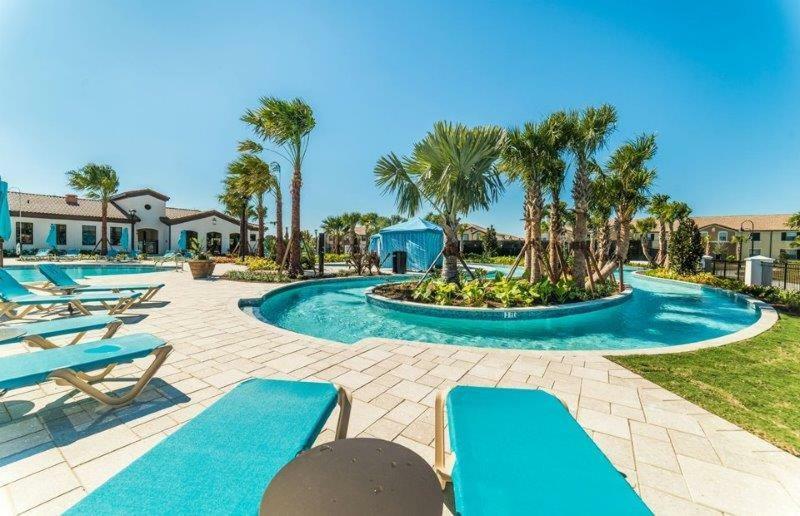 Windsor-5 Bed Townhouse W/splashpool-3804ww Villa Orlando