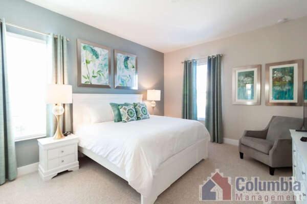 Villa 5 Bedroom 6 Ba 5 Min To Disneyworld With Bbq Grill *