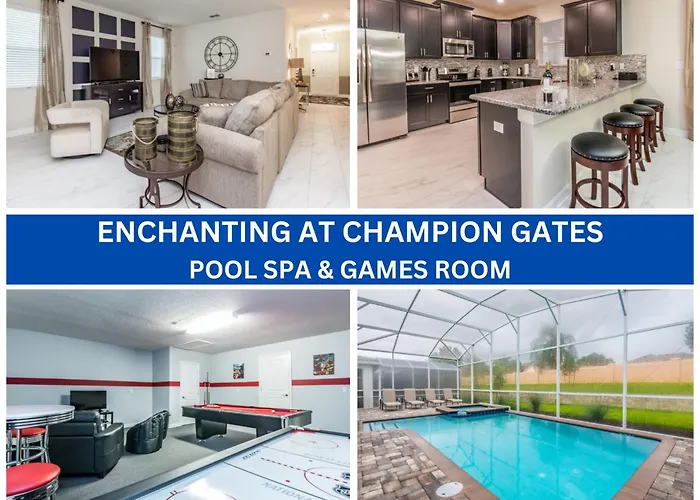 Enchanting Escape Private Pool Spa Games Room