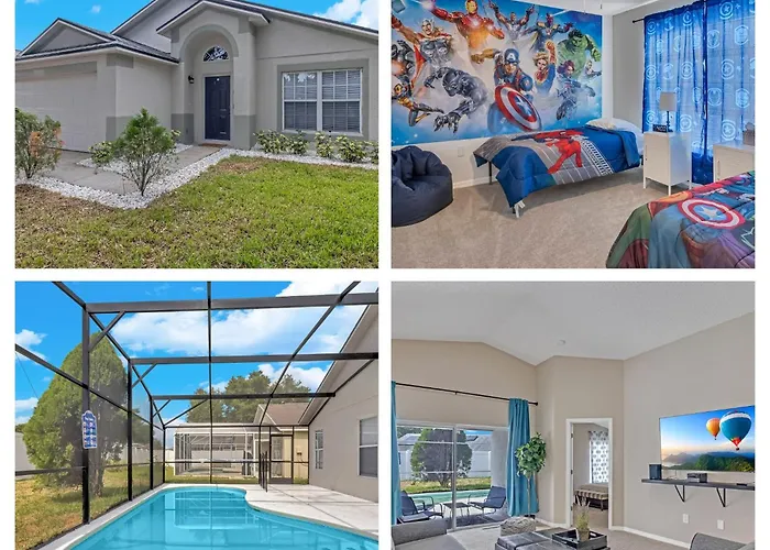 Disney Themed House Free Heated Pool Close Disney 5Br 9Bd