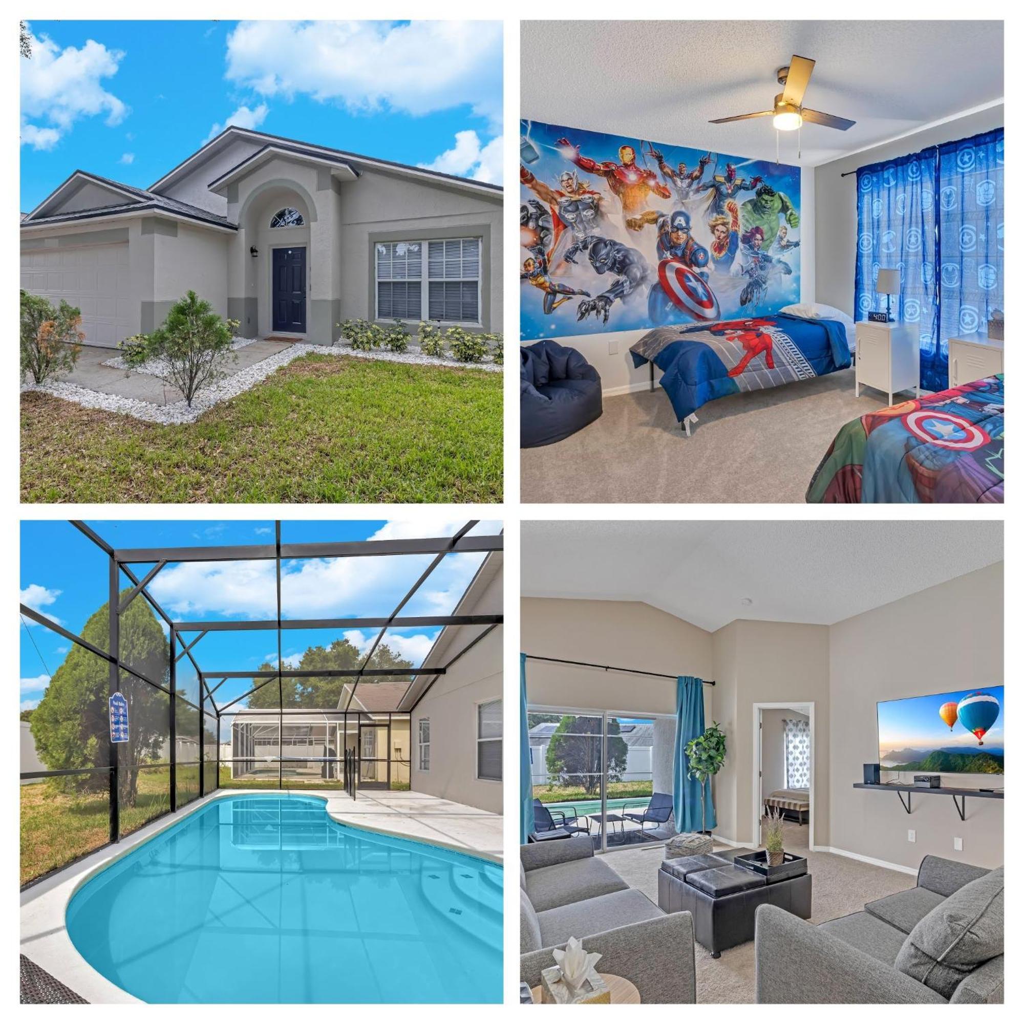 Themed House Free Heated Pool Close 5br 9bd