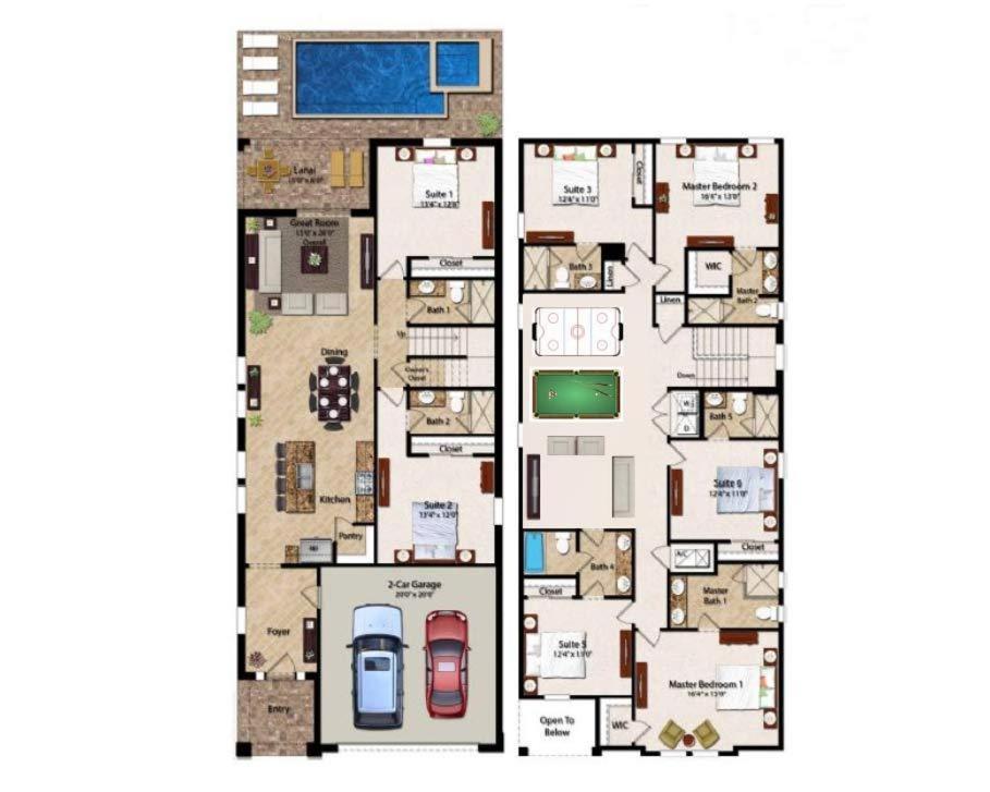 Bright 7 Bdrm With Themed Bedrooms At Encore *