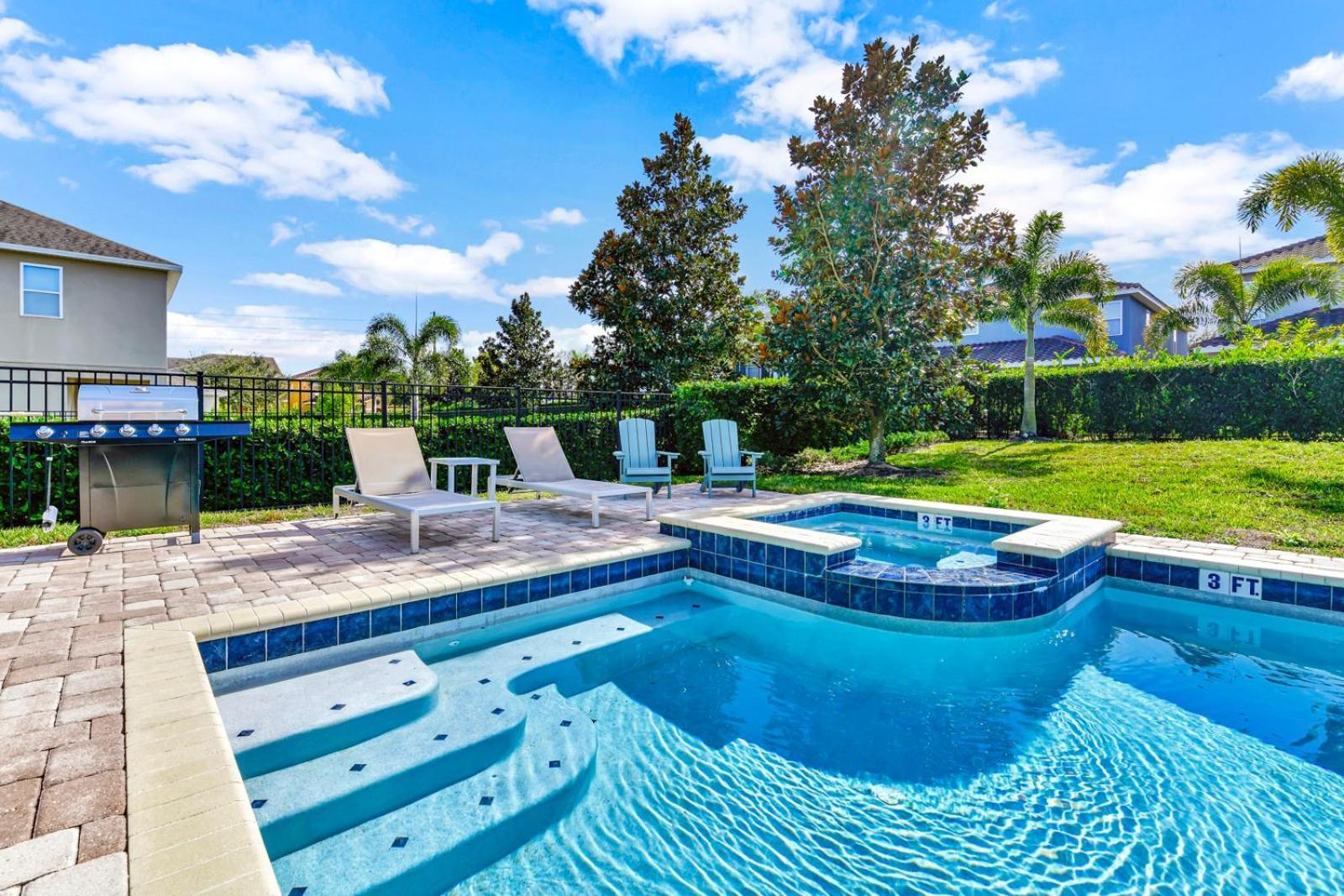 Gorgeous Six Bedroom House With Private Pool Near At Encore By Rentyl - 781la Holiday home *