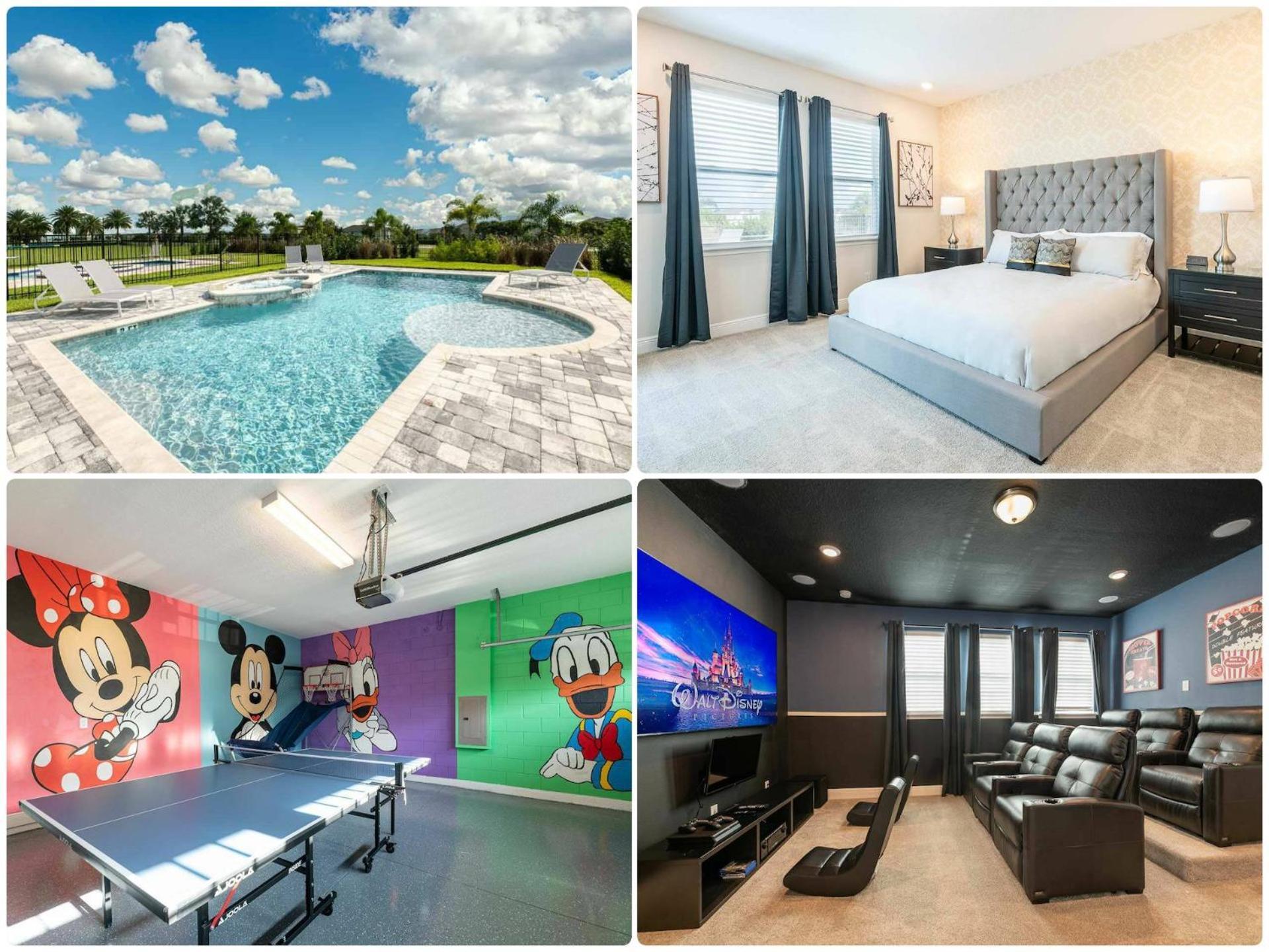 Dluxx Stunning House With Pool Movie Theater 428 Orlando